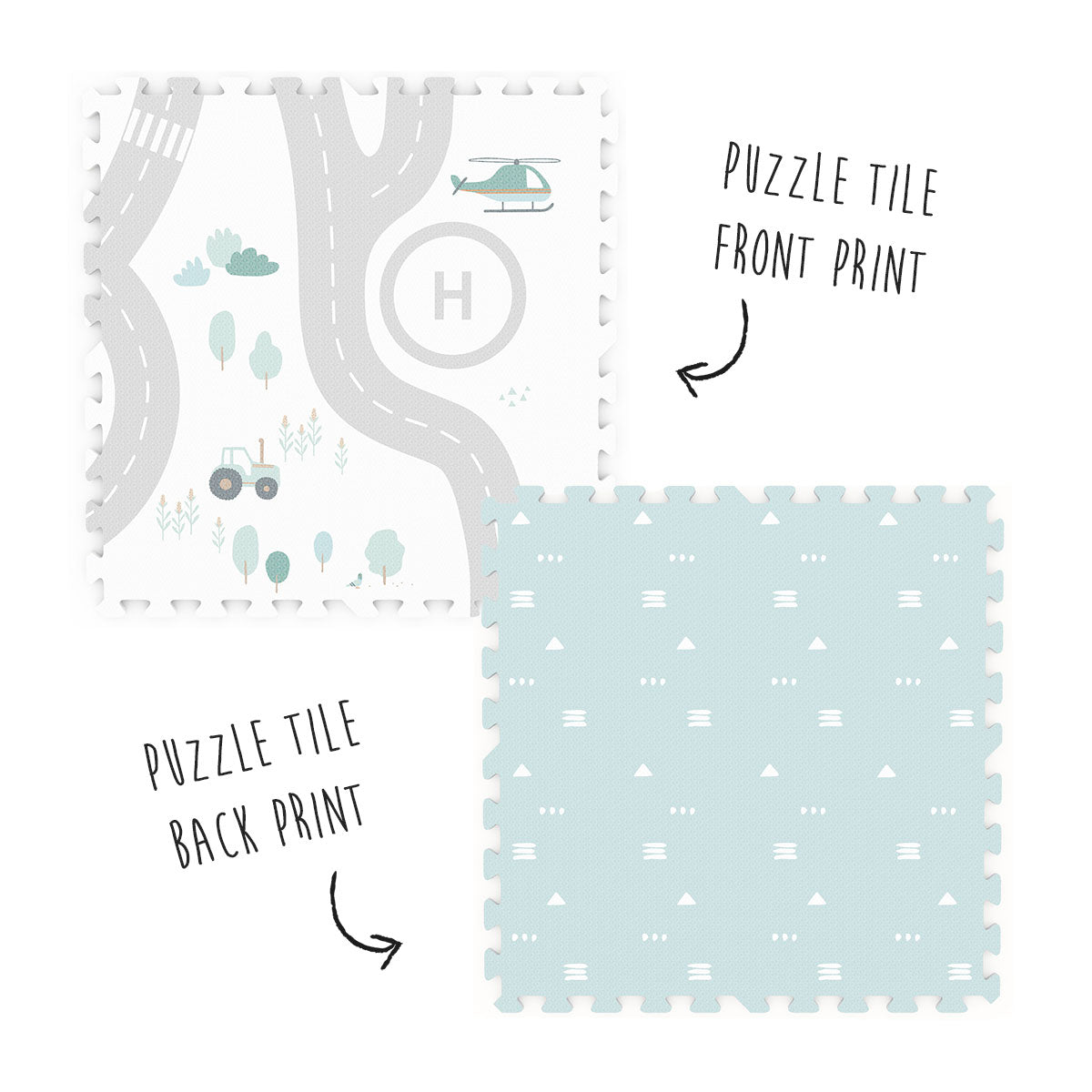 puzzlement with details of a roadmap to play with creative kids -montessori games - exploration