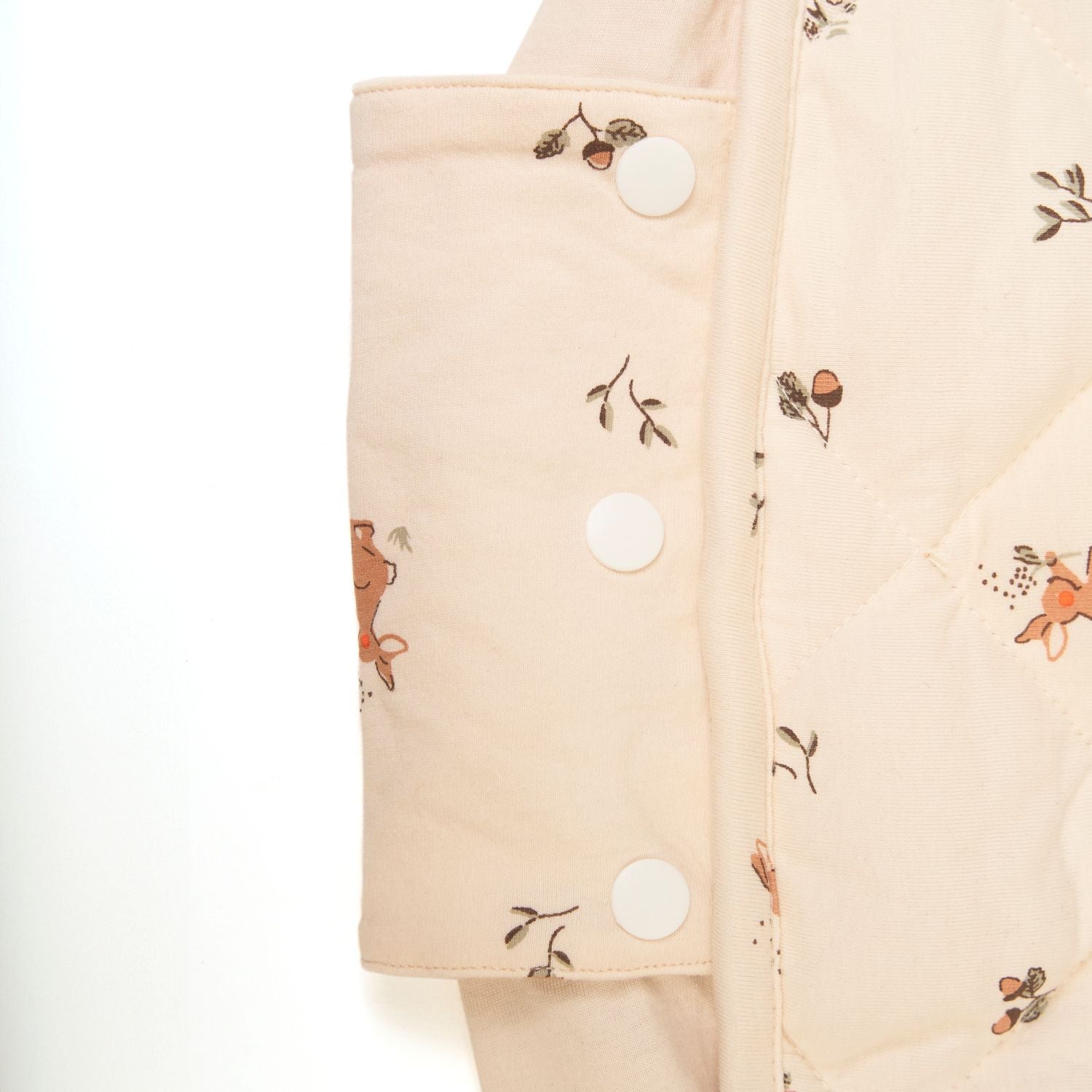 closure system of rabbit soft organic babymat