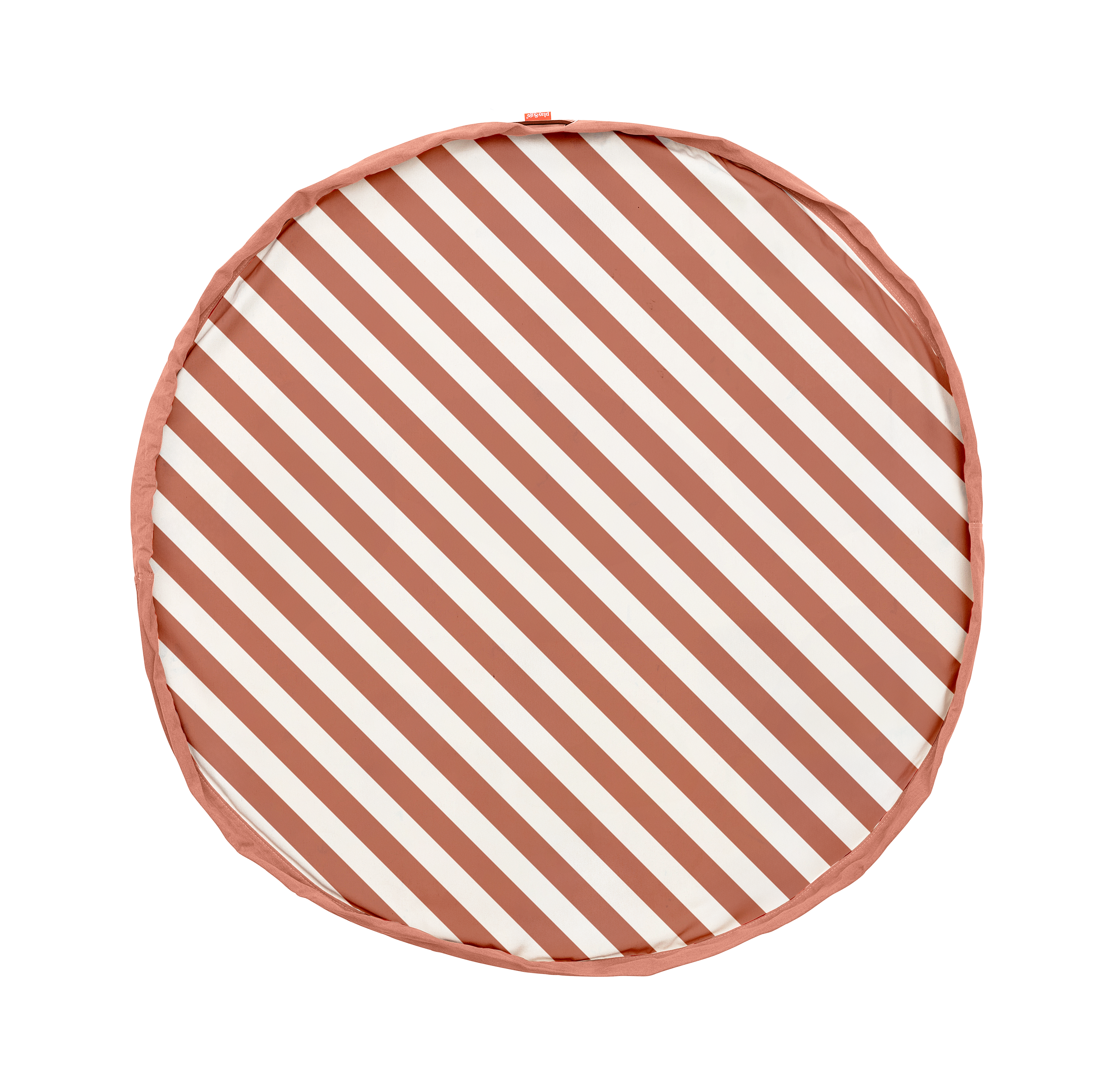 playmat & toy bag-stripes brown