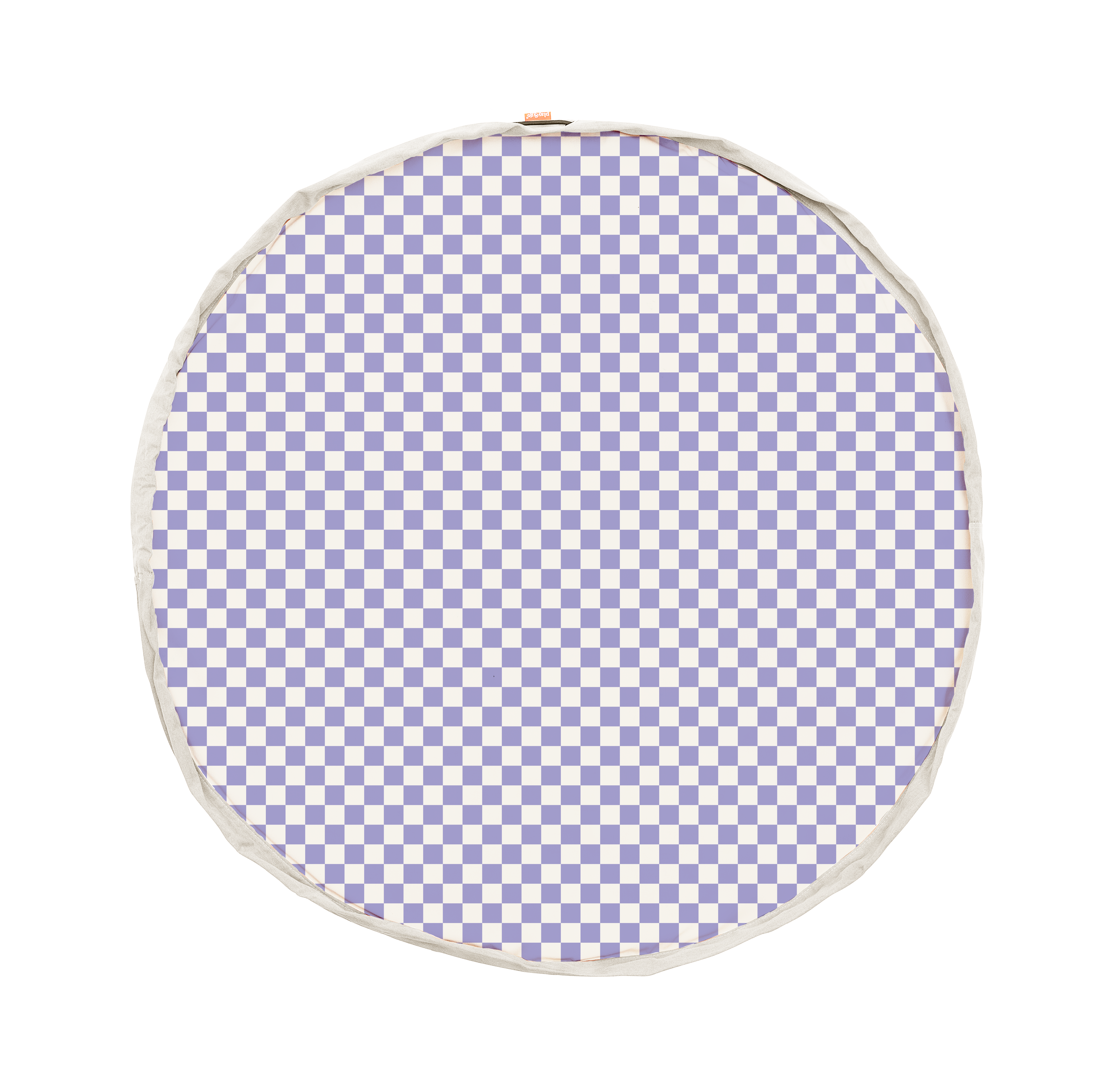 playmat & toy bag-vichy purple