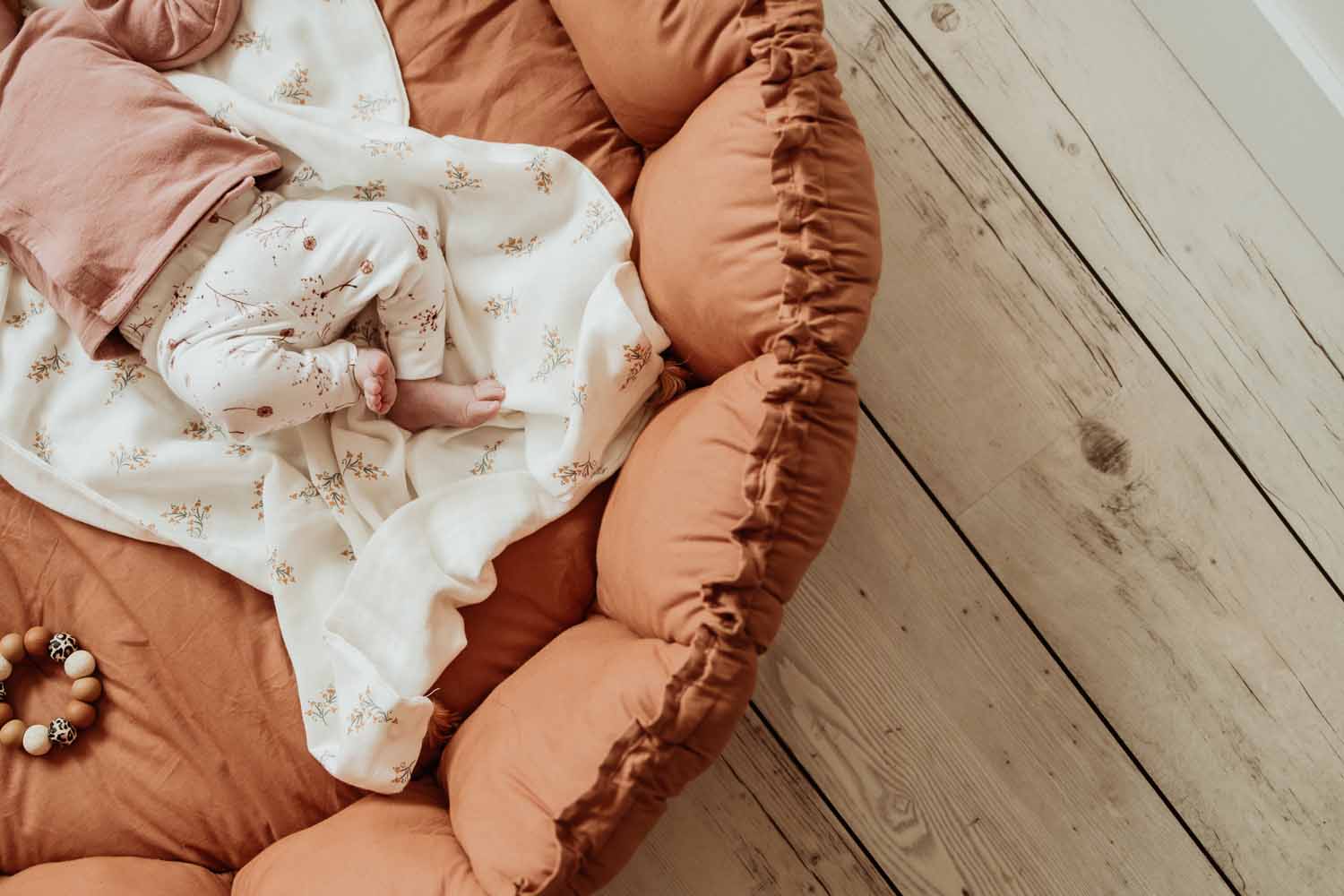 organic babymat & cocoon-tawny brown