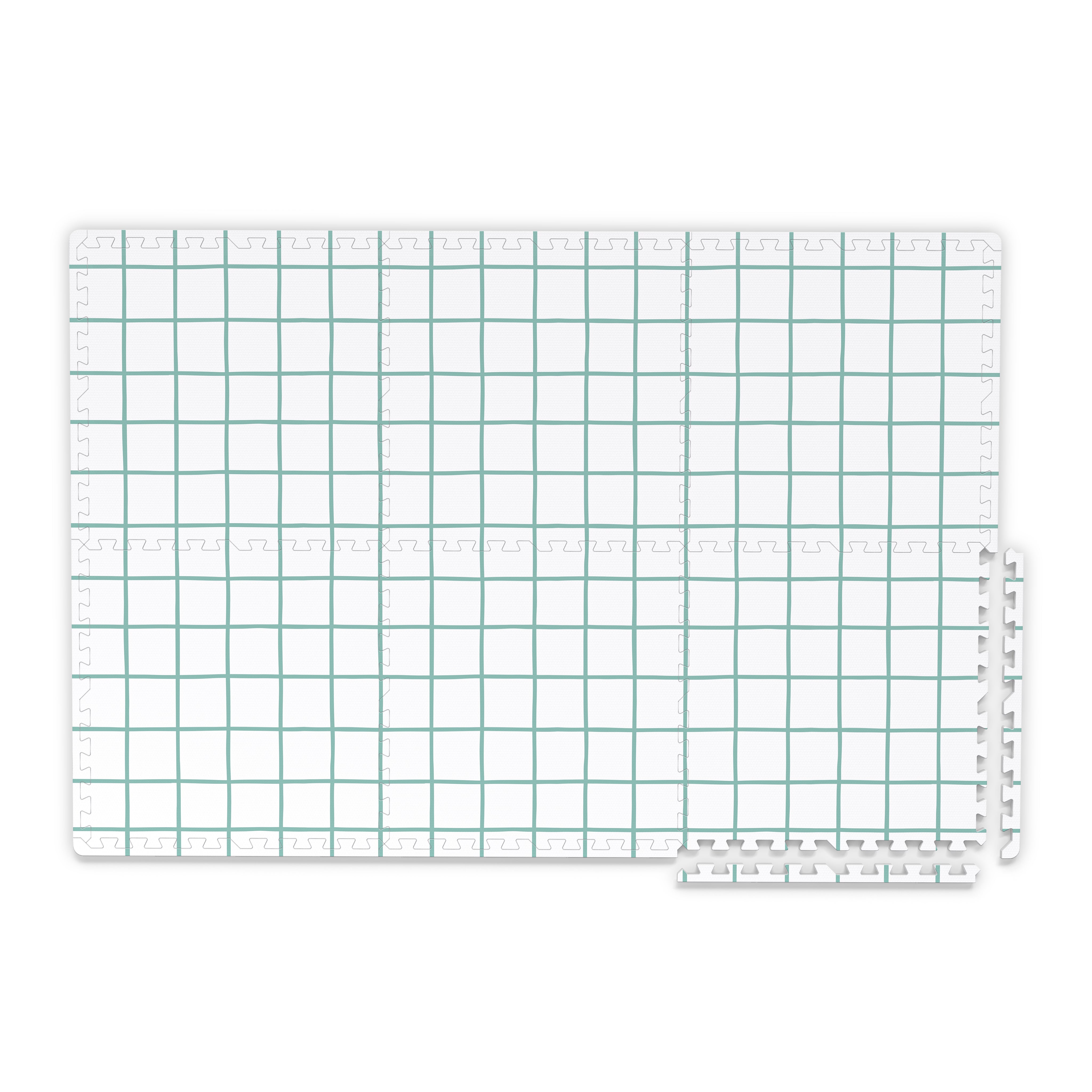 tiloo hopscotch, back side, detail edges, grid design