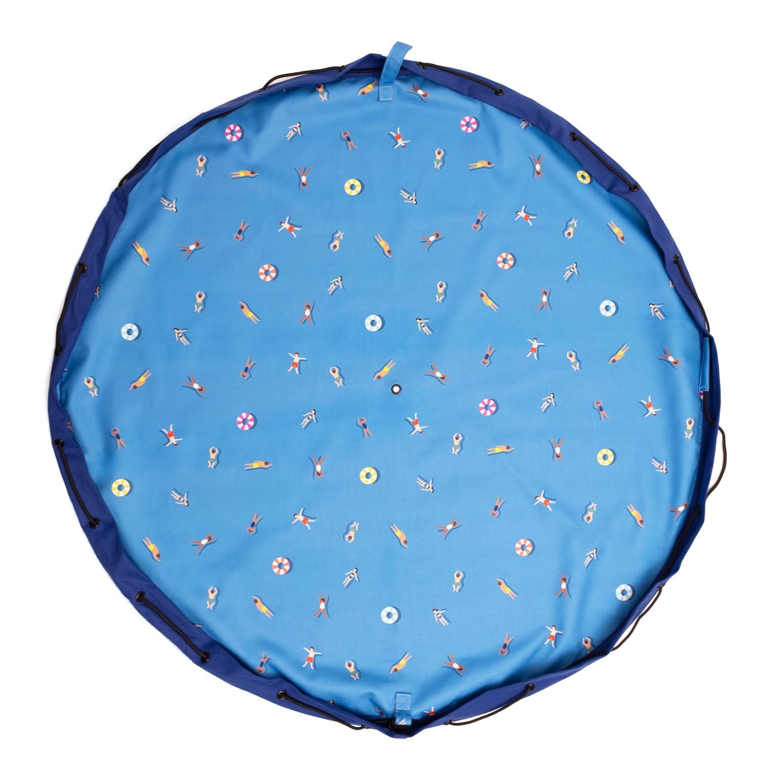 detail of swim fun outdoor beach bag, open