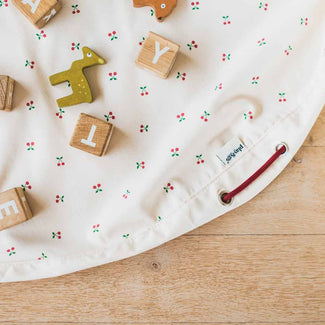 playmat & toy bag-cherry cherry