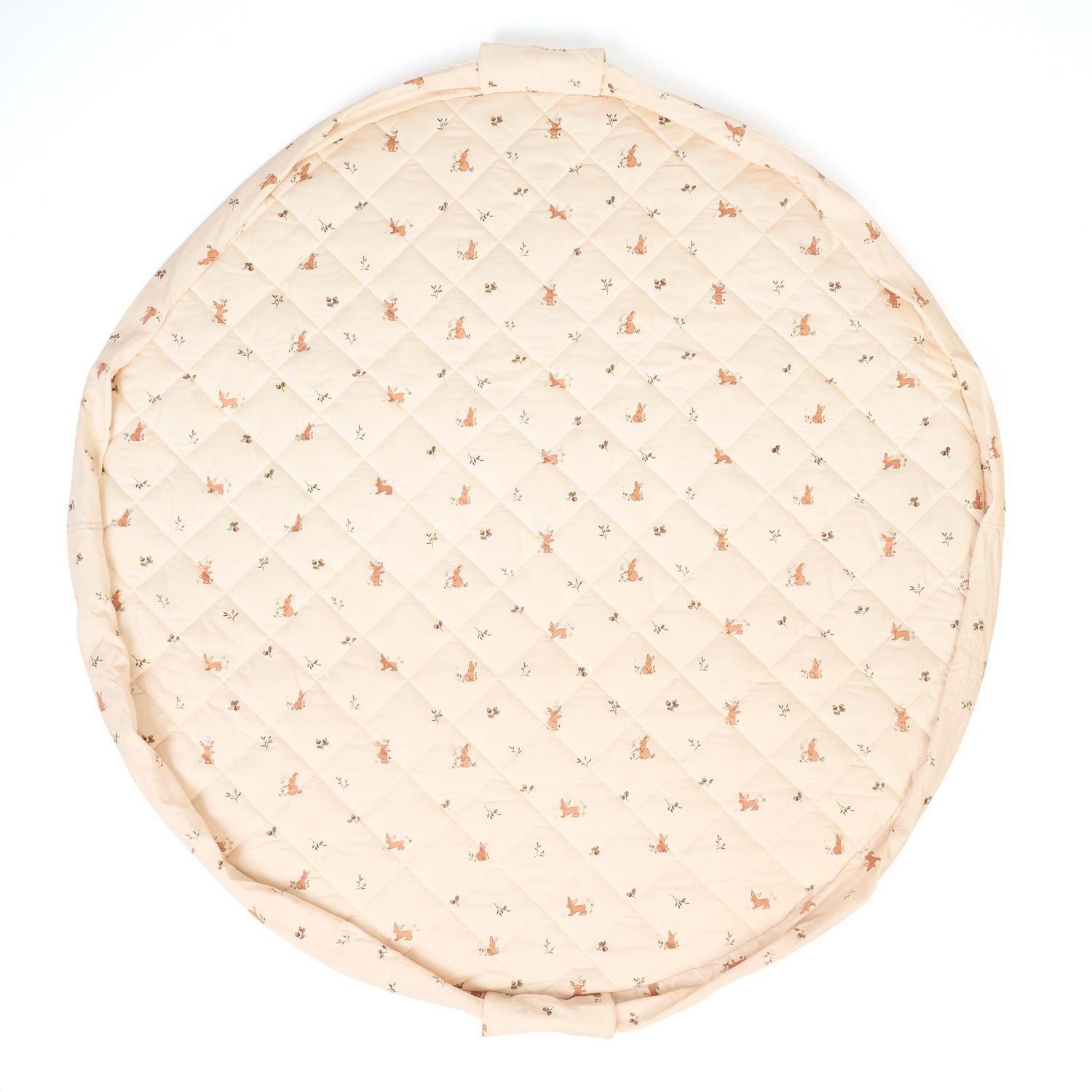 rabbit soft organic babymat, open