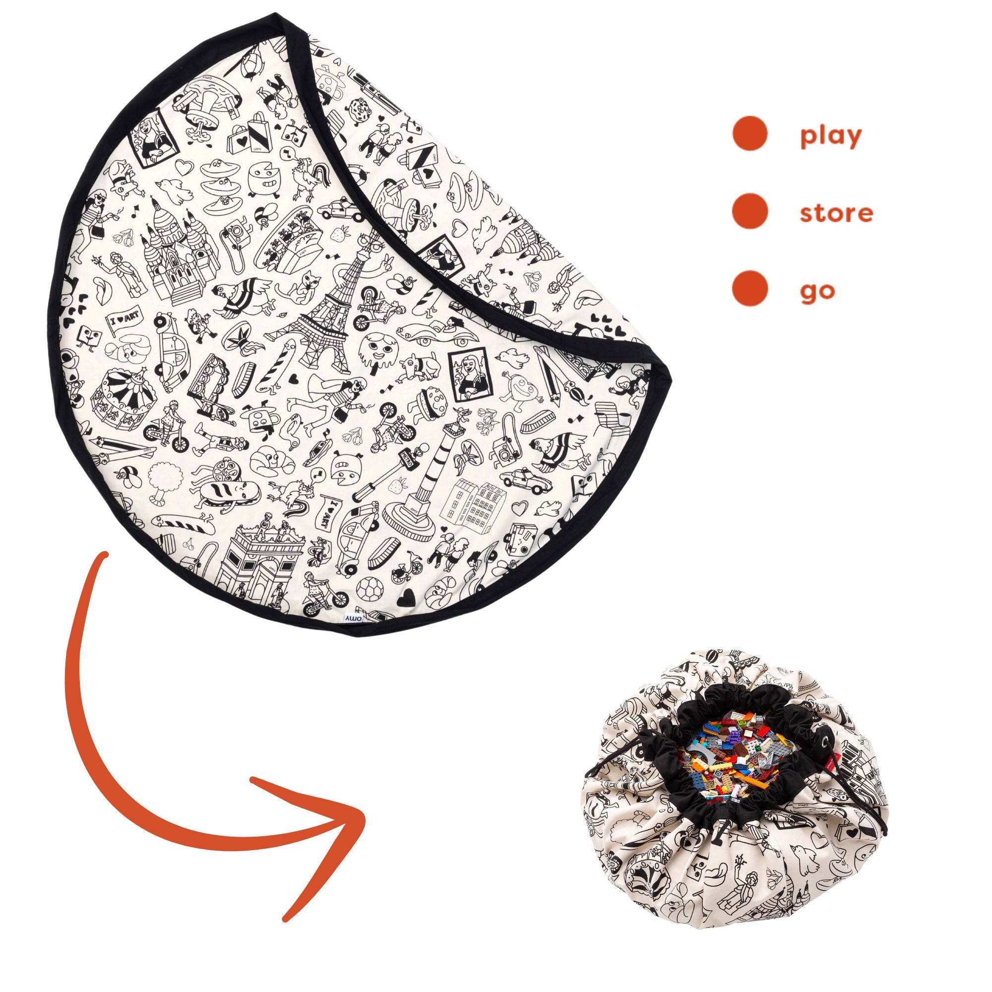 playmat & toy bag-OMY Paris