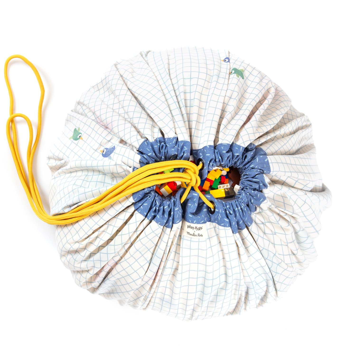 detail picture of closed toy storage bag, Toupitis, Play&Go, Moulin Roty