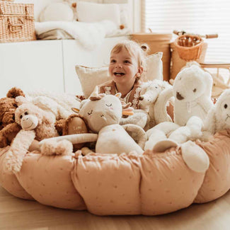 organic babymat & cocoon-fleuri