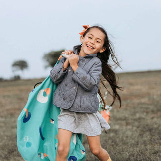 outdoor – playmat & toy bag - play