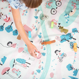 playmat & toy bag-walk in the park