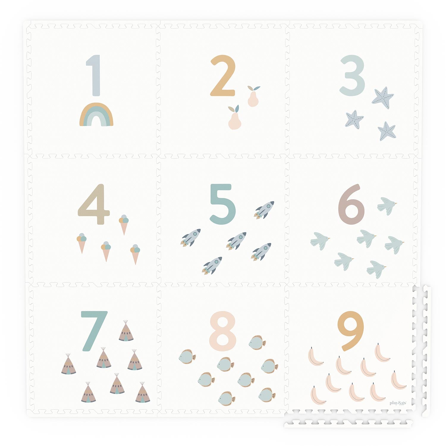 numbers/dots puzzlemat