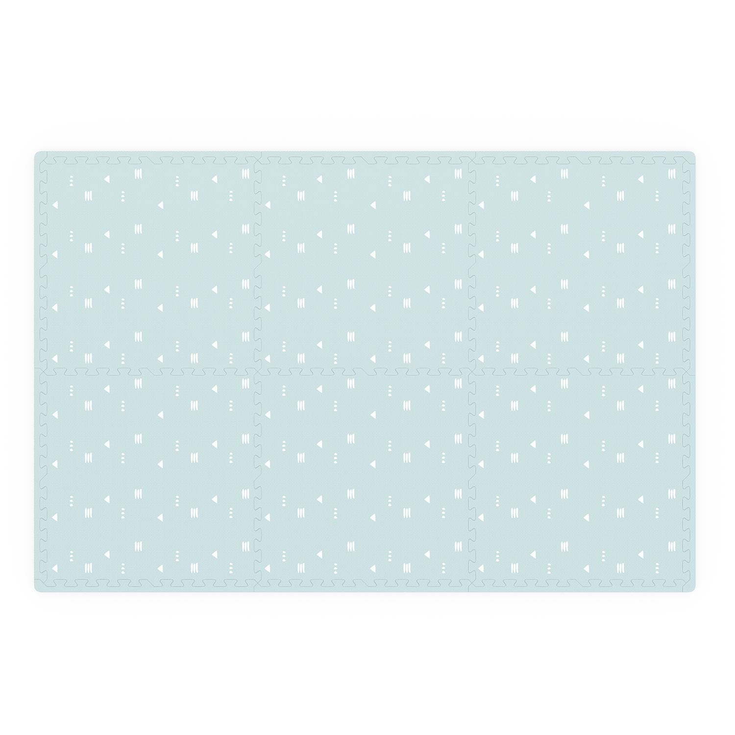 detail picture of icons puzzlemat, other side of road print