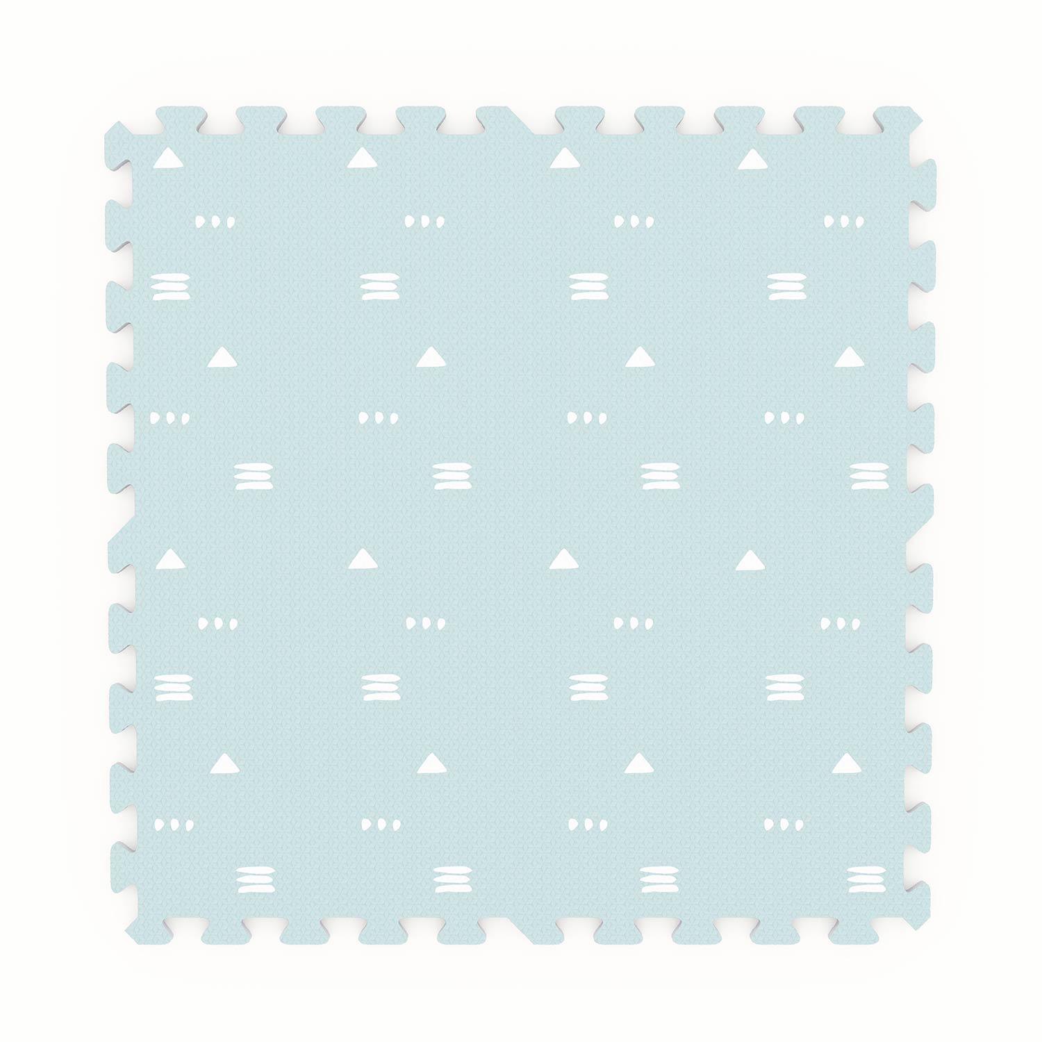 detail picture of icons puzzlemat piece, backside of road print