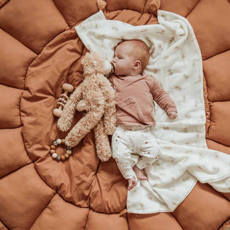 organic babymat & cocoon-tawny brown