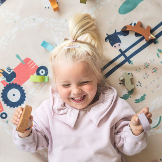 playmat & toy bag - farm