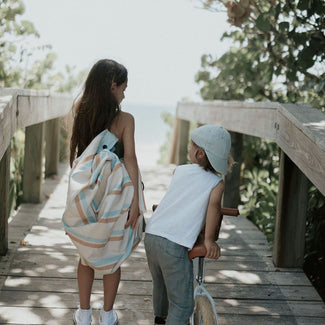 outdoor – playmat & toy bag - stripes