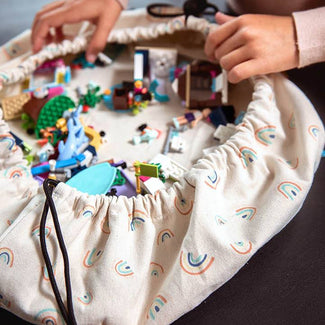 mini storage bag - rainbow