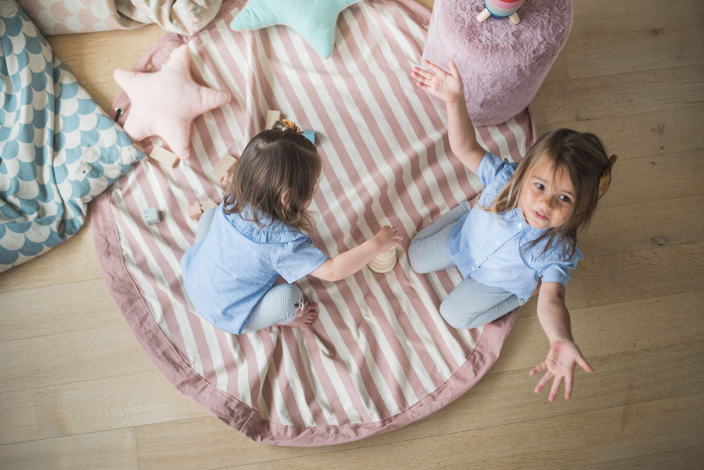 soft baby playmats with rainbows