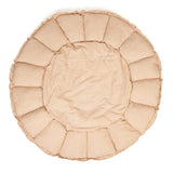 bloom stripes brown babymat, open