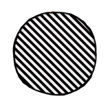 playmat & toy bag-stripes black