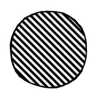 Stripes Black toy storage bag