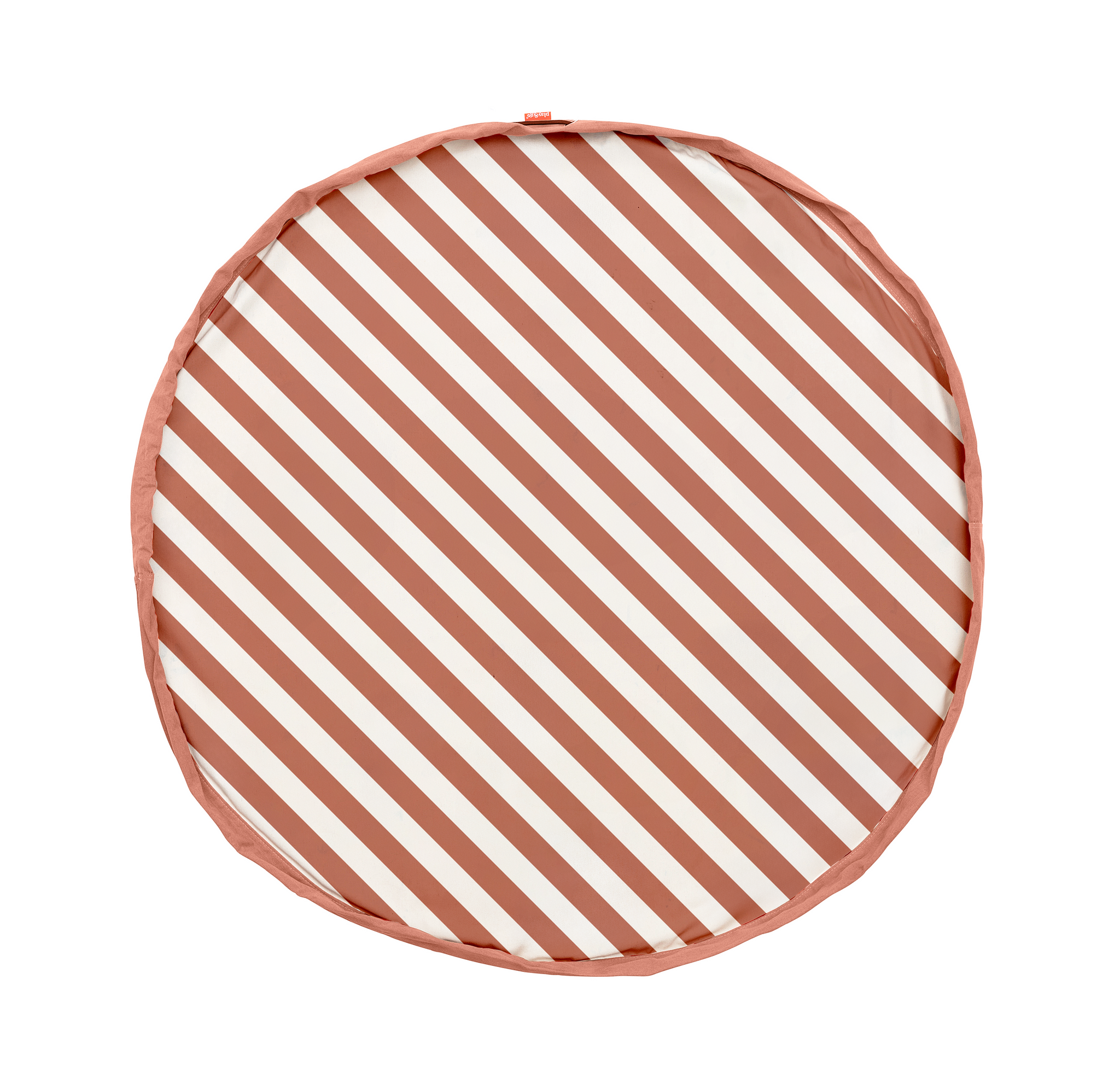 playmat & toy bag-stripes brown