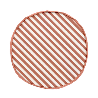 Stripes Brown Toy Storage Bag