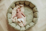 organic babymat & cocoon-meadow green