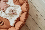 organic babymat & cocoon-tawny brown