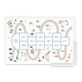 tiloo hopscotch, front view, detail edges