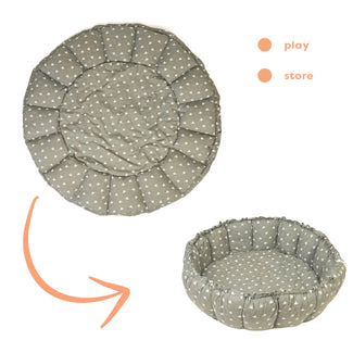 coco birds organic playmat, cocoon & organizer