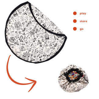 noomad original Omy Paris map playmat & storage bag