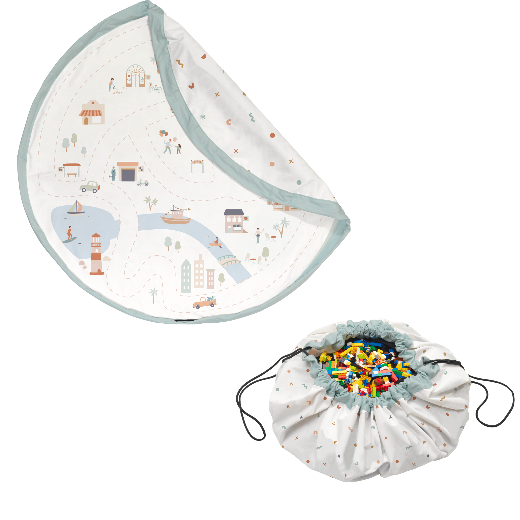 playmat & toy bag-citymap