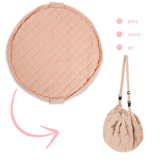 noomad soft fleuri organic babymat & bag