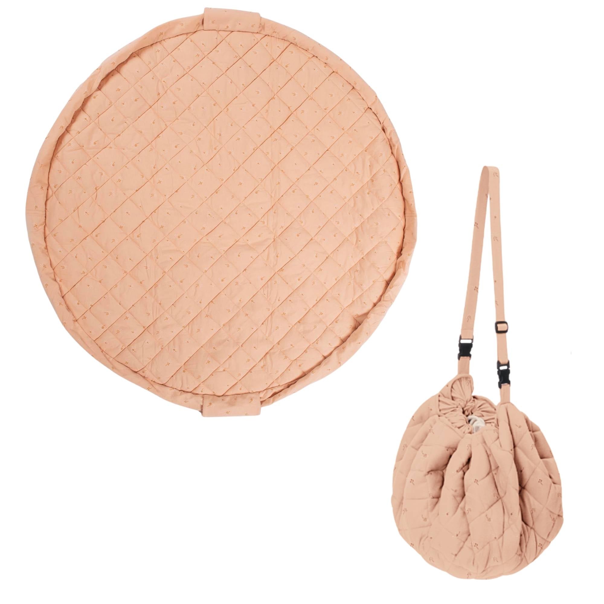 organic soft babymat & bag - fleuri