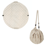 organic soft babymat & bag - stripes blue