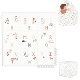 puzzlemat, storage box & mini house - alphabeth