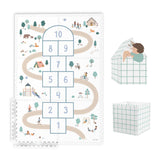 puzzlemat, storage box & mini house - hopscotch