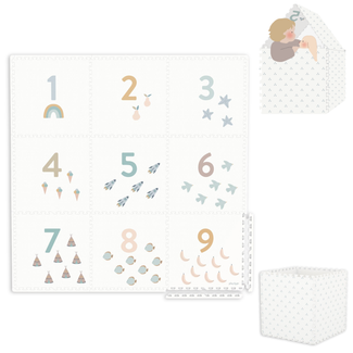 puzzlemat, storage box & mini house - numbers