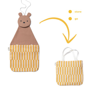 toto bear wall storage & tote bag