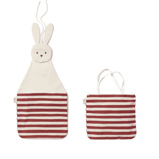 wall storage & tote bag - bunny