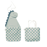 wall storage & tote bag - dino