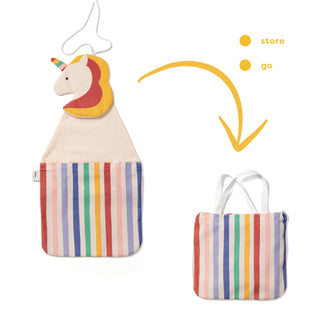 toto unicorn wall storage & tote bag