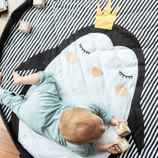 Penguin baby playmat - bag