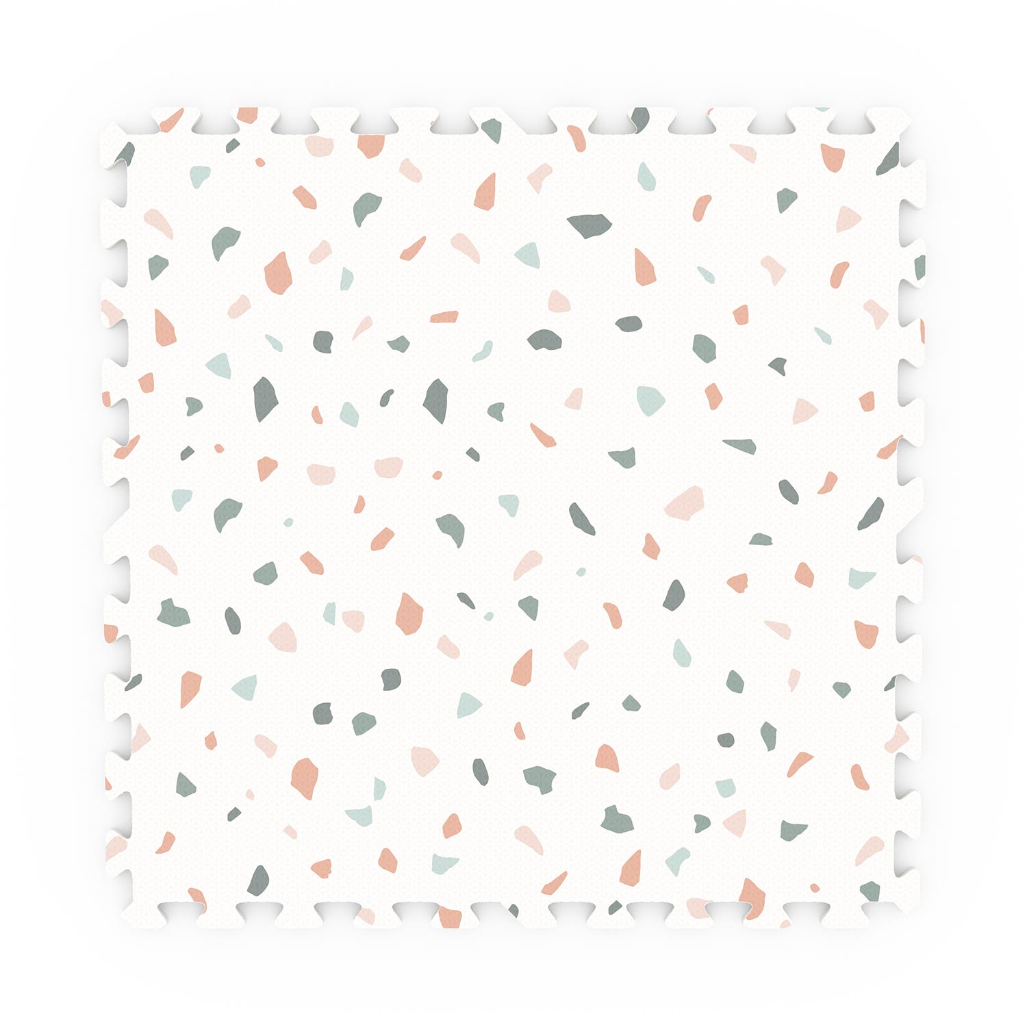 alphabet/terrazzo puzzlemat, detail picture terrazzo