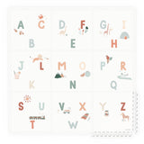 alphabet/terrazzo puzzlemat