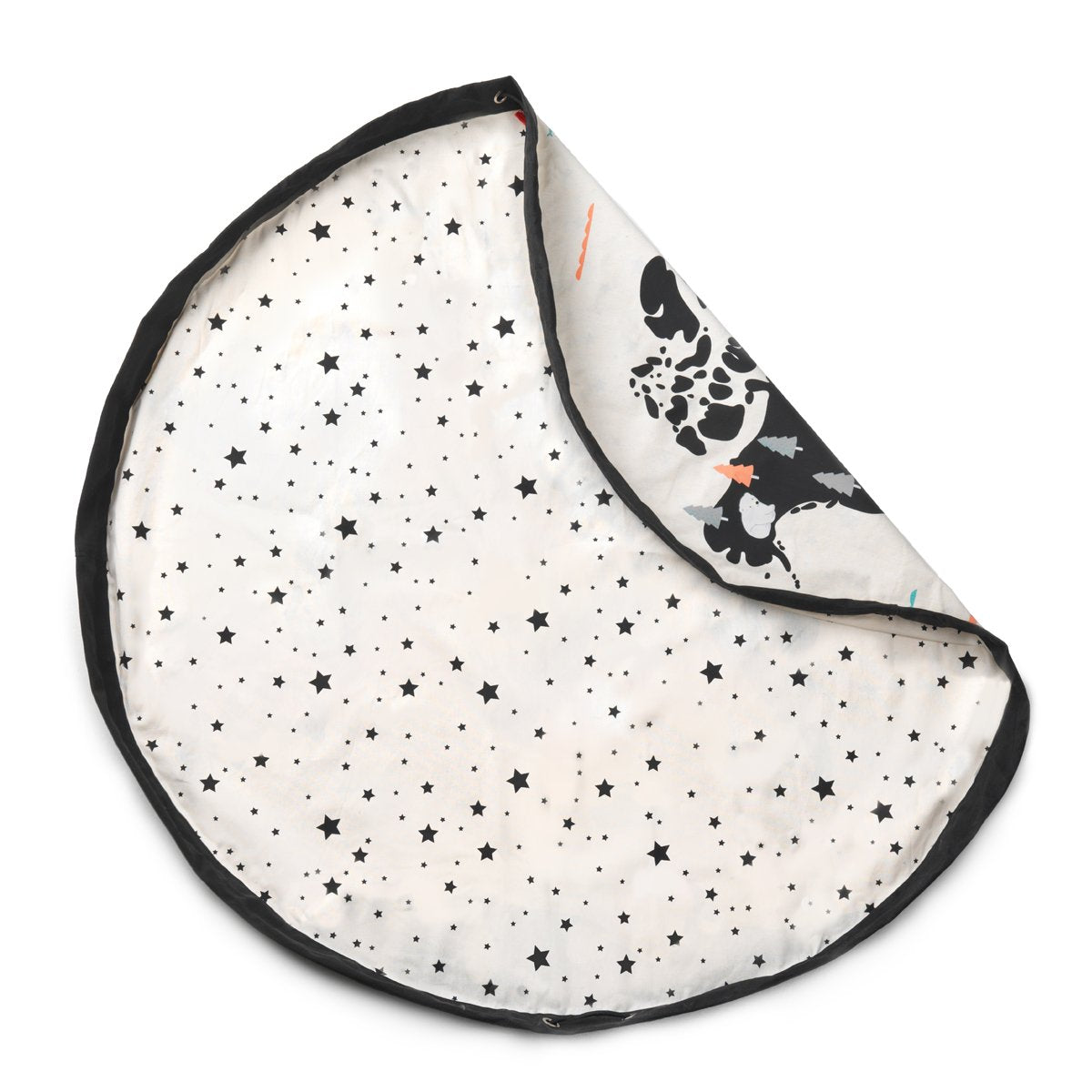 worldmap/stars toy storage bag, folded piece